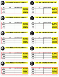 Tire Label Template • Buy Manufacturer Certificate of Origin's